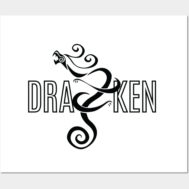 Draken Tattoo Wall Art by merch.x.wear